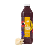 Mix De Açai Com Guaraná E Banana Oba Bem Querer 1l