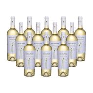 Caixa de Vinho Italiano Notte Rosa Chardonnay Puglia Branco 750 Ml 12 unidades