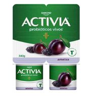 Leite Fermentado Activia Ameixa 340g