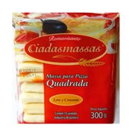 Massa De Pizza Brotinho Quadra C/10 Cia Das Massas 300g