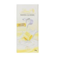 Chocolate Suíço Branco Lindt Swiss Classic Cartucho 100g