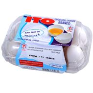 Ovos Brancos Com Ômega 3 Ito Com 6 Unidades
