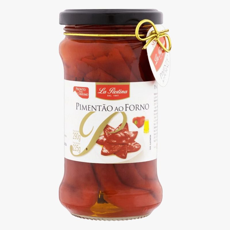 Pimentao-La-Pastina-Ao-Forno-225g-Agua-E-Sal