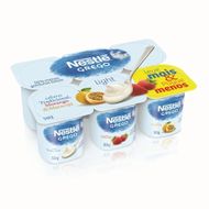 Iogurte 3 Sabores Light Grego Nestlé 540g