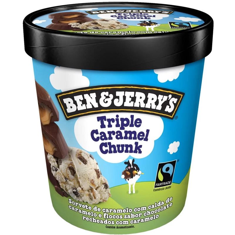 Sorvete-De-Caramelo-Com-Calda-De-Caramelo-E-Flocos-Sabor-Chocolate-Recheados-Com-Caramelo-Triple-Caramel-Chunck-Ben---Jerry-S