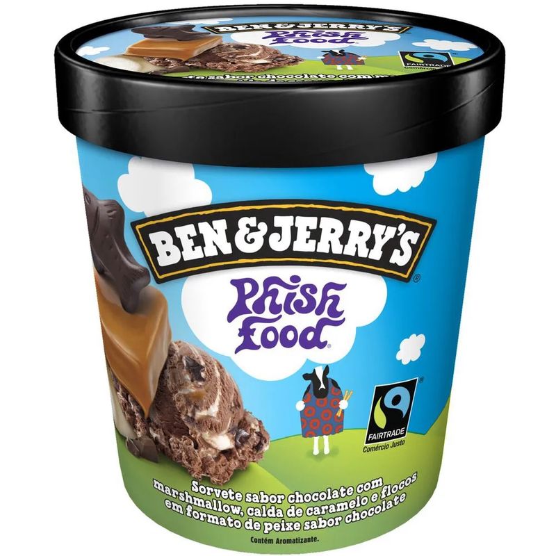 Sorvete-De-Chocolate-Com-Marshmallow-Calda-De-Caramelo-E-Flocos-Em-Formato-De-Peixe-Sabor-Chocolate-Phish-Food-Ben---Jerry-S-458-Ml