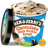 Sorvete De Creme Com Massa De Biscoito E Flocos Sabor Chocolate Chip Cookie Dough Ben & Jerry´S 120 Ml