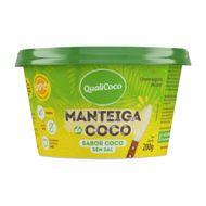 Manteiga De Coco Sem Sal Qualicoco 200 G