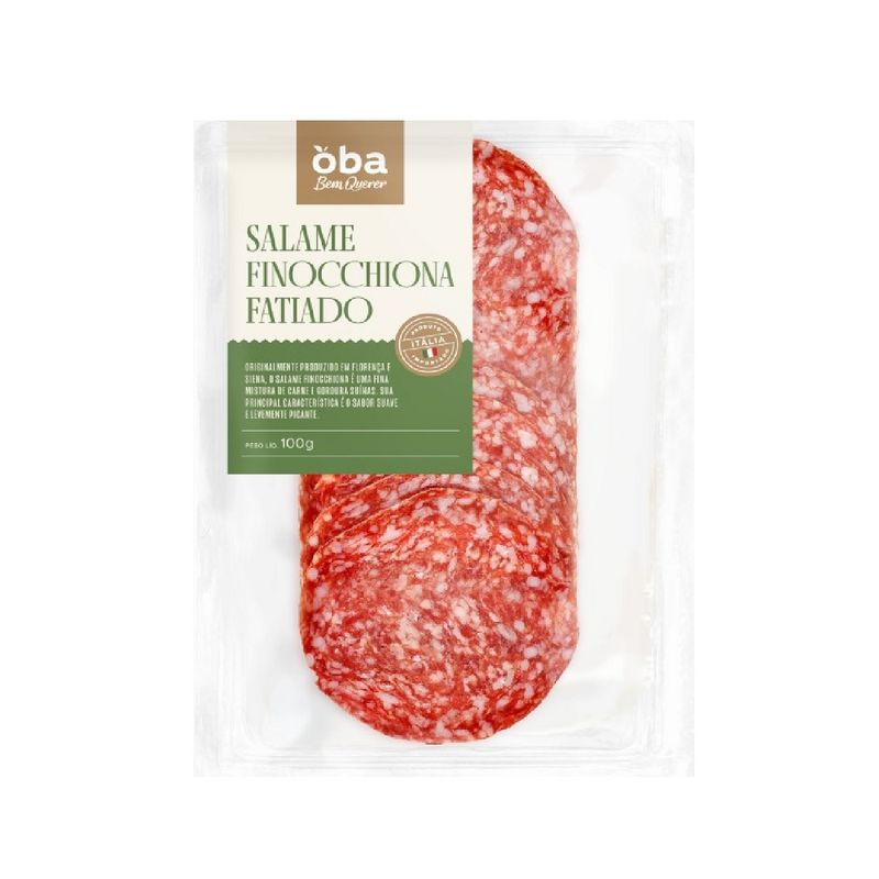 Salame-Finocchiona-Italiano-Oba-Bem-Querer-Fatiado-100-G