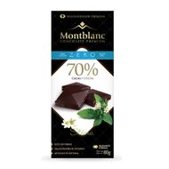 Barra De Chocolate 70% Cacau Zero Montblanc 80 G