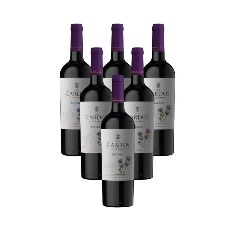 Vinho-Argentino-Dona-Paula-Los-Cardos-Malbec-Tinto-750-Ml