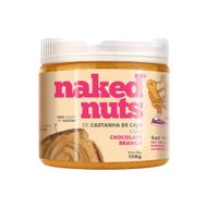 Pasta De Castanha De Caju Com Chocolate Branco Naked Nuts 150 G