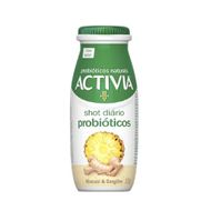 Leite Fermentado Shot Diário Abacaxi E Gengibre Activia 100 G