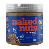 Pasta De Amendoim Com Wafer De Chocolate Naked Nuts 450 G