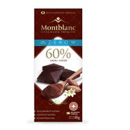 Chocolate 60% Cacau Zero Montblanc 80 G
