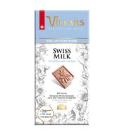 Barra De Chocolate Suiço Ao Leite Villars 100 G