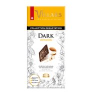 Barra De Chocolate Suiço Amargo Com Amêndoas Villars 100 G