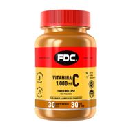 Vitamina C 1000mg Fdc Com 30 Comprimidos