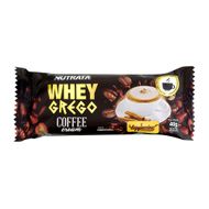 Barra De Proteina Nutrata Whey Grego Coffee Cappuccino 40g