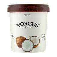 Iogurte Integral Grego Coco Yorgus 500g