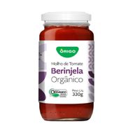 Molho De Tomate Orgânico Com Berinjela Órigo 330 G