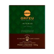 Café Torrado E Moído Sachê Drip Coffee Clássico Café Orfeu Com 10 Unidades