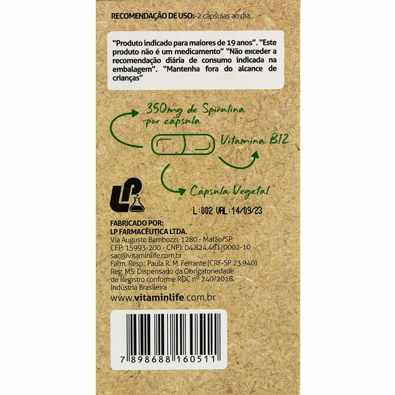 Vitamina-B12-Vegana-Vitaminlife-Com-60-Capsulas