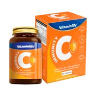 Vitamina Immune (Vit C + Zinco) Vegana Vitaminlife Com 60 Cápsulas