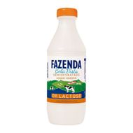 Leite A Pasteurizado Zero Lactose Fazenda Bela Vista 1 L