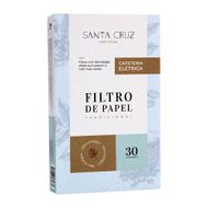 Filtro De Café Para Cafeteira Elétrica Café Santa Cruz Com 30 Unidades