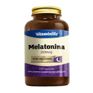 Melatonina 210 Mcg Vitaminlife Com 120 Cápsulas