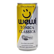 Água Tônica Orgânica Clássica Lata Wewi 269 Ml