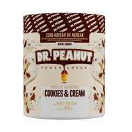 Pasta De Amendoim Cookies & Cream Com Whey Dr. Peanut 650 G