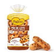 Pão De Leite Com Gotas De Chocolate Paderrí 264 G