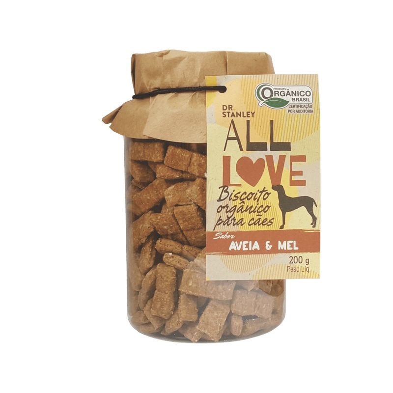 Biscoito-Organico-Para-Caes-Aveia---Mel-All-Love-200-G