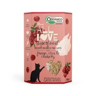 Biscoito Orgânico Para Gatos Frango, Chia & Cranberry All Love 150 G