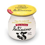 Iogurte Natural Parcialmente Desnatado Zero Lactose Leitissimo 170 G