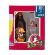 Kit Com 1 Copo E 1 Cerveja Pilsen Dama Bier 600 Ml