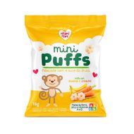 Biscoito De Arroz Mini Puffs Banana E Cenoura Nhami Mami 15 G