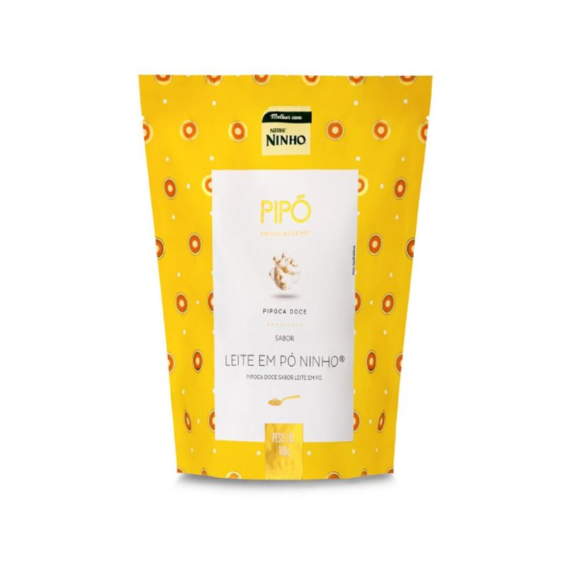 Pipoca-Doce-Gourmet-Sabor-Leite-Em-Po-Ninho-Pipo-100-G