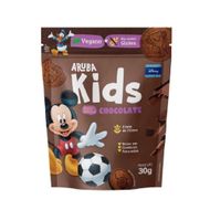 Biscoito Mickey Sabor Chocolate Aruba Kids 30 G