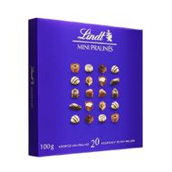 Mini Bombom Lindt Pralines Sort 100g