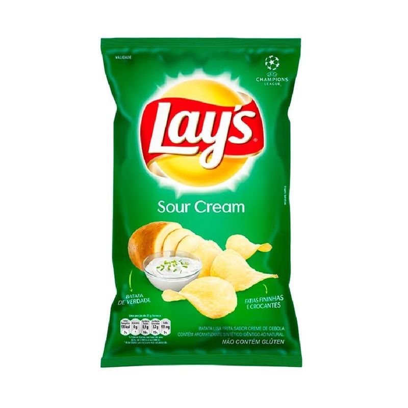 Batata-Sour-Cream-Lay-S-80-G