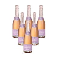 Caixa de Espumanteumante Fr Cuvve Jean Louis Rose Brut 750 Ml 6 unidades