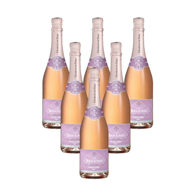 Caixa-de-Espumanteumante-Fr-Cuvve-Jean-Louis-Rose-Brut-750-Ml-6-unidades