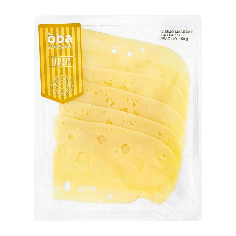 Queijo-Maasdam-Fatiado-Oba-Bem-Querer-150-G