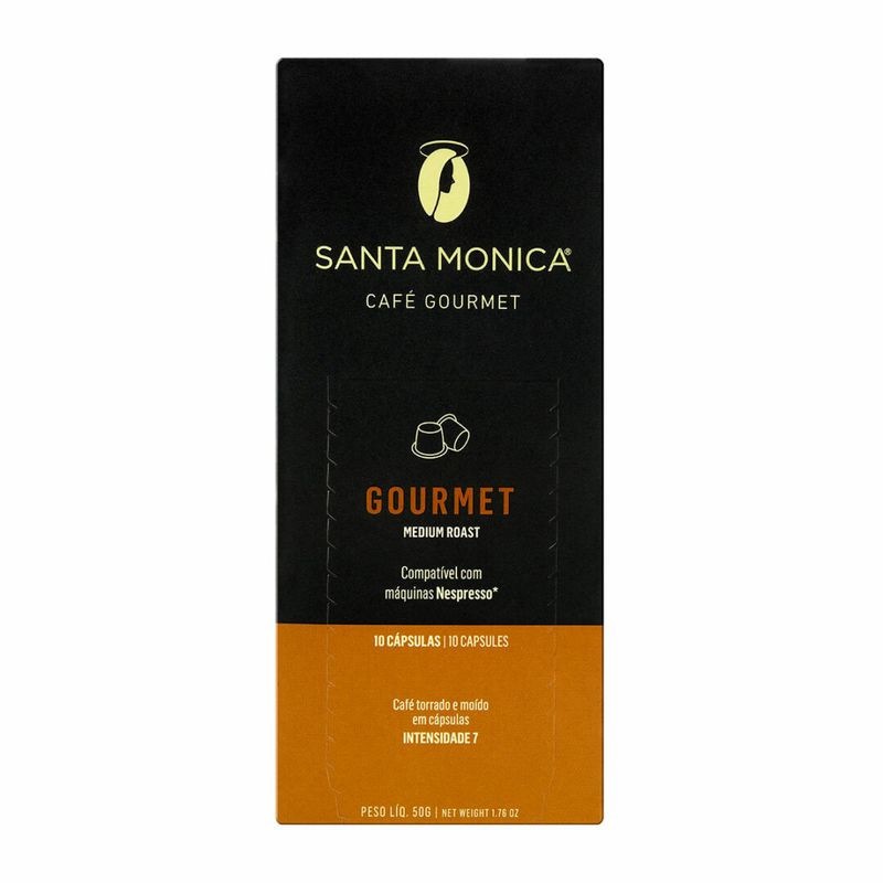 Cafe-Gourmet-Em-Capsula-Santa-Monica-Com-10-Unidades