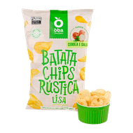 Batata Chips Rústica Lisa Cebola E Salsa Oba Bem Querer 280 G