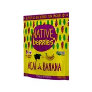 Açai Com Banana Orgânico Com 4 Saches Native Berries 400 G