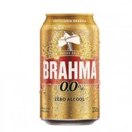 Cerveja Zero Alcool Brahma Lata 350 Ml